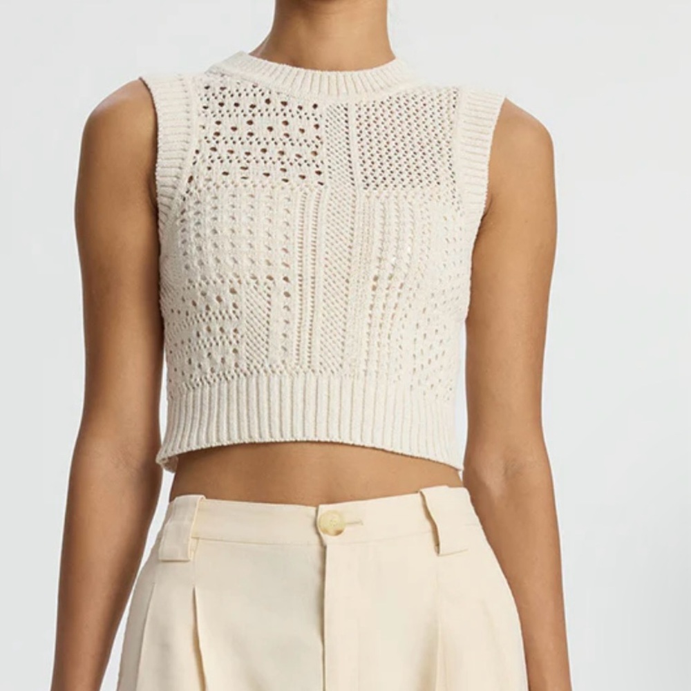 A.L.C. Sawyer crochet top. Size small. New.